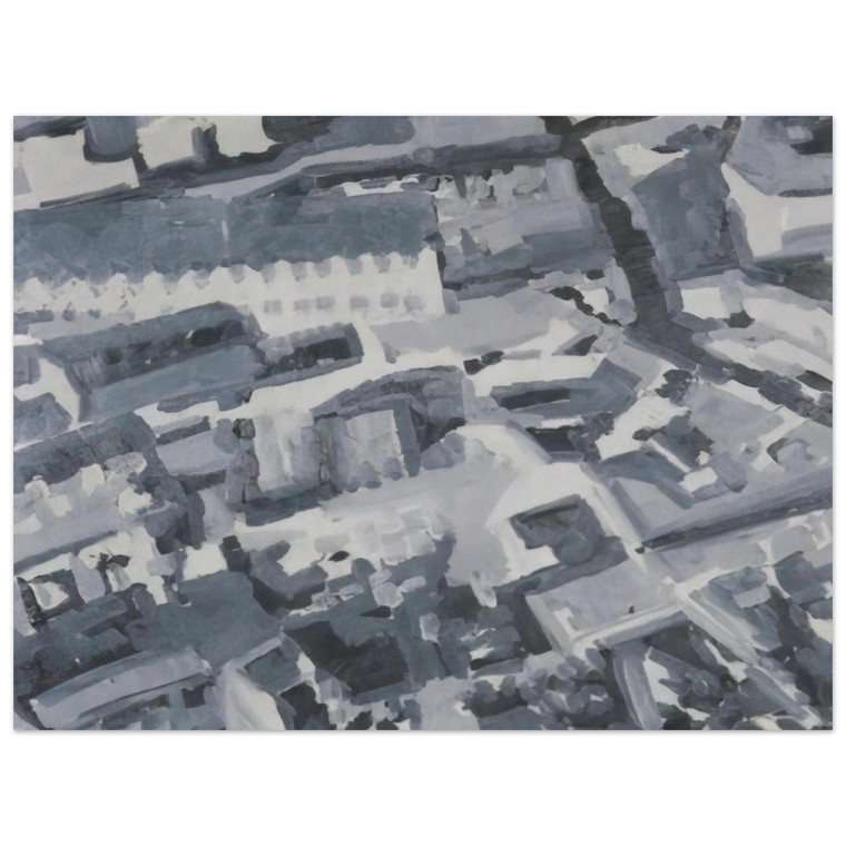 Gerhard Richter  TOWNSCAPE M3 1968 Aluminum Print