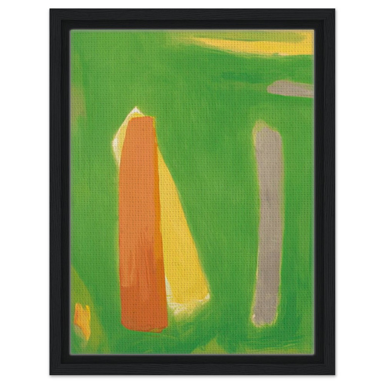 Esteban Vicente  RITMICO 1995 Framed Canvas