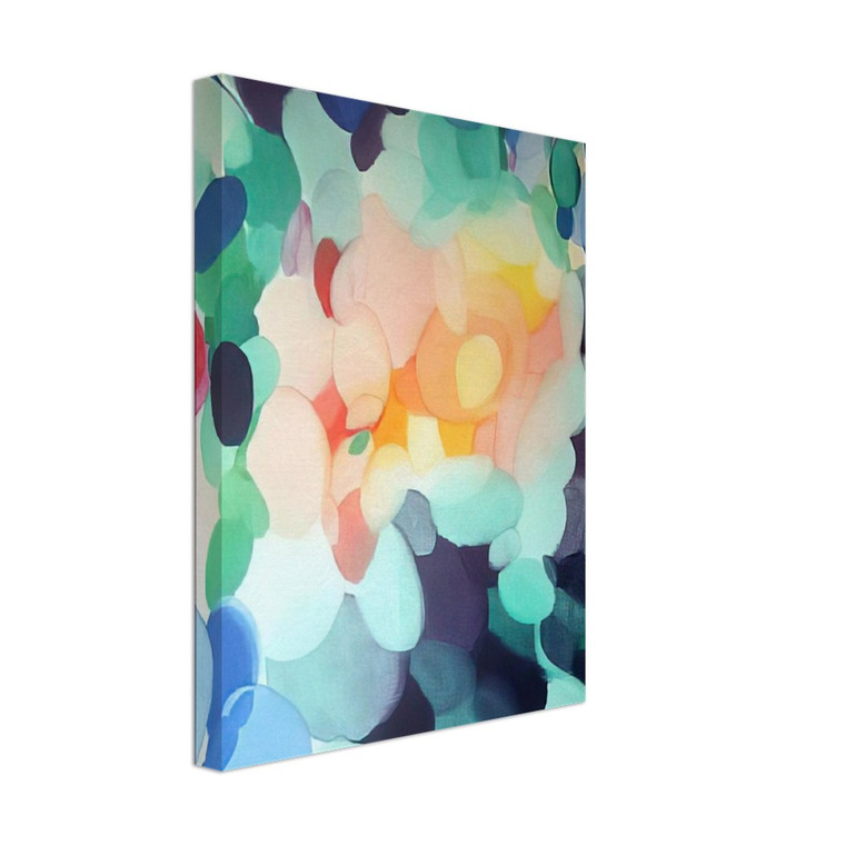 Alice Baber  Golden Center in the Ladder Canvas