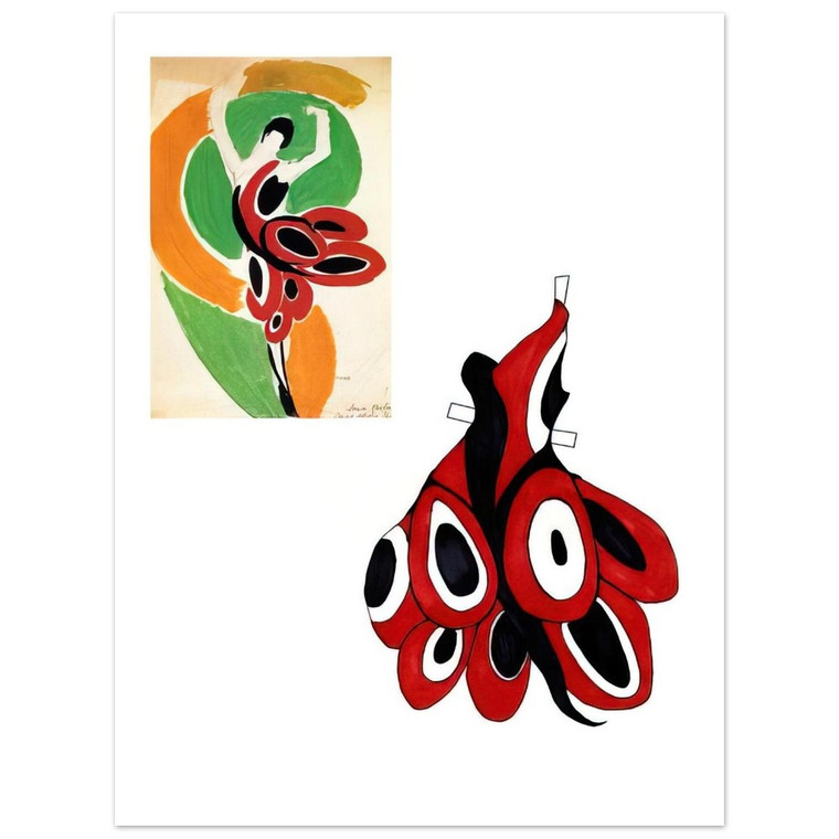 Sonia Delaunay  FASHION ILLUSTRATION 6 Aluminum Print