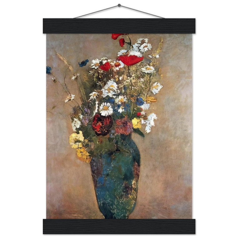 Odilon Redon  Vase with flowers N3 Museum-Quality Matte Paper Poster with Hanger