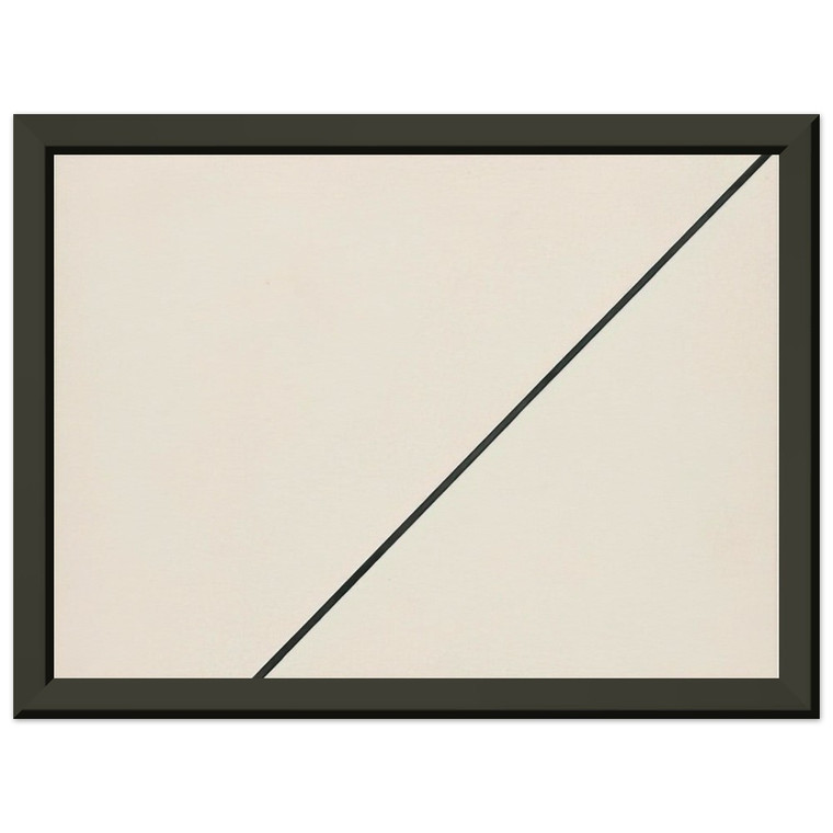 Ellsworth Kelly  Diagonal Premium Metal Framed Art Print / Poster