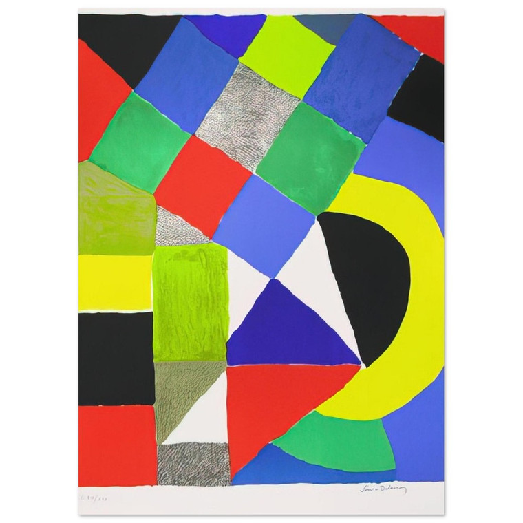 Sonia Delaunay  SQUARES Fine Art Poster / Art Print