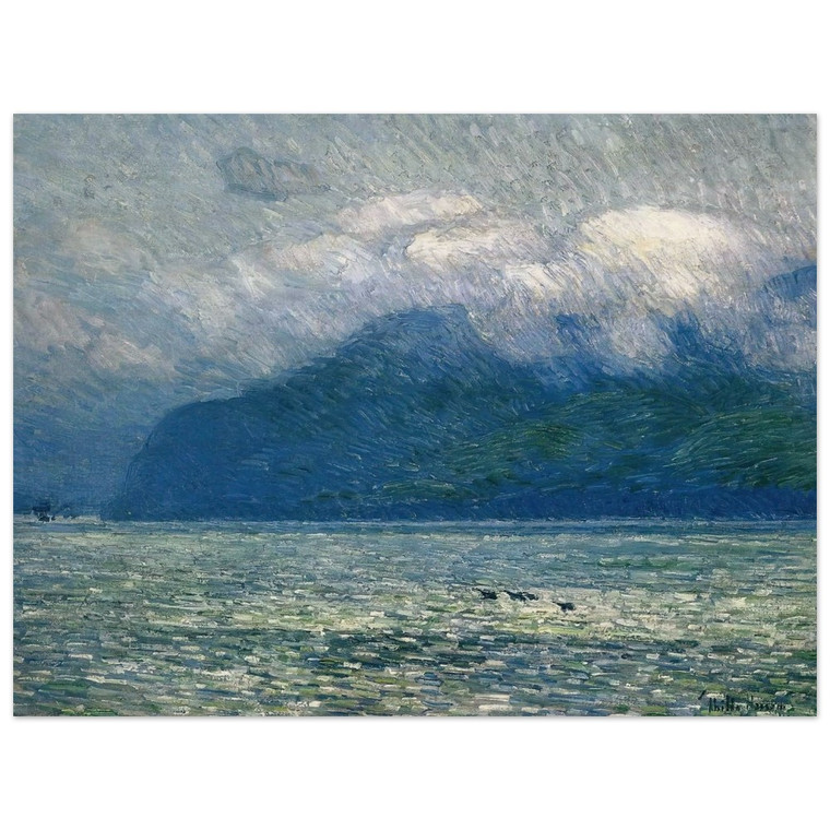 Childe Hassam  The Silver Veil and the Golden Gate Wood Print