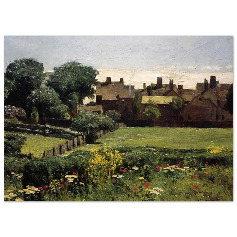 Childe Hassam  Village Scene Fine Art Poster / Art Print