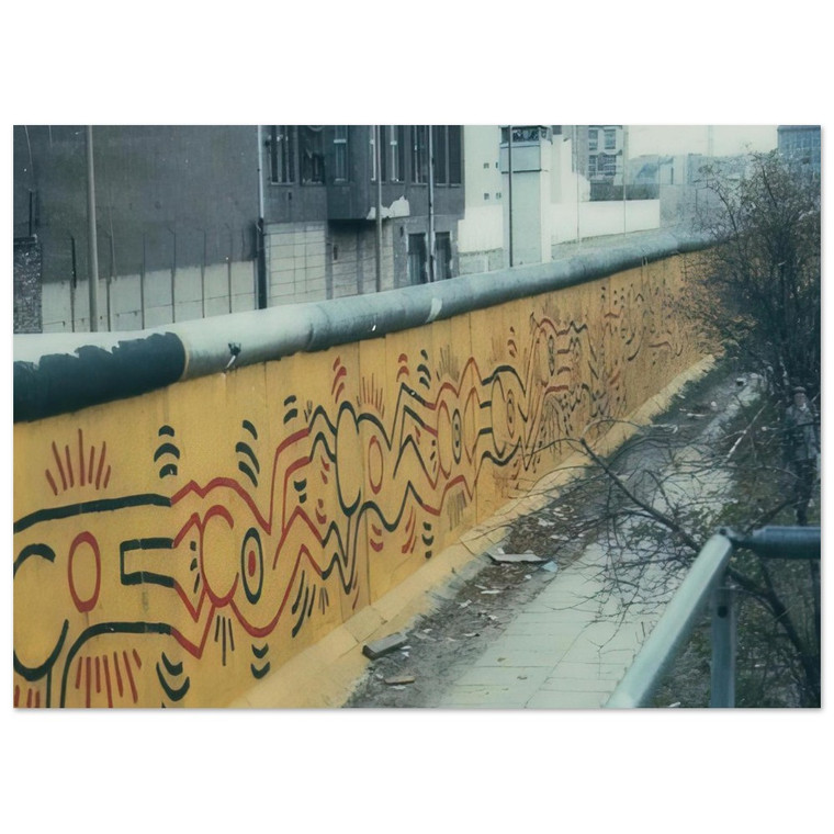Keith Haring  BERLIN MURAL 1986 N1 Fine Art Poster / Art Print