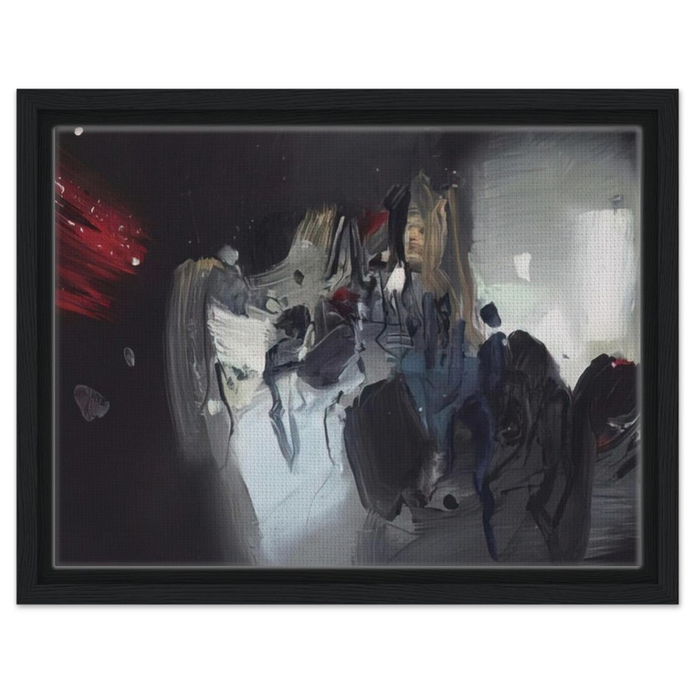 Chu teh Chun  COMPOSITION 1972 Framed Canvas