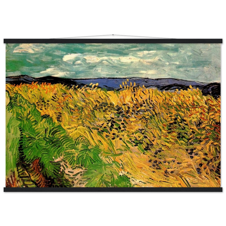 Van Gogh Wheat Field with Cornflowers Museum Quality Matte Paper Poster Hanger
