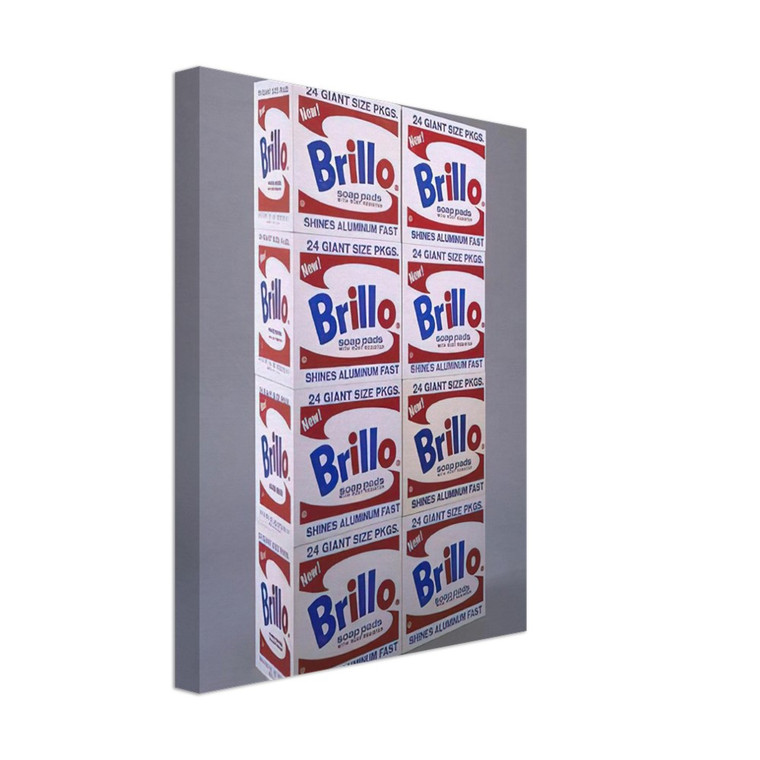 Andy Warhol  Brillo Soap Pads Boxes Canvas