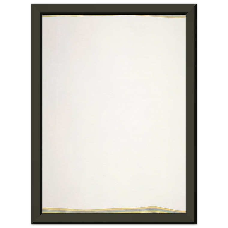 Gene Davis  Meandering  1979 Premium Metal Framed Art Print / Poster