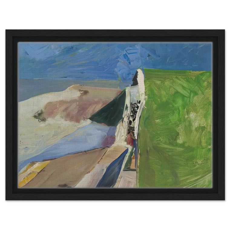 Richard Diebenkorn  Seawall Framed Canvas