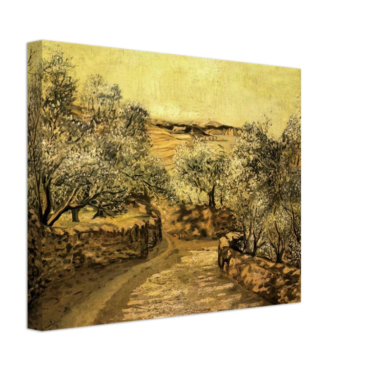 Salvador Dali  THE LANE TO PORT LLIGAT WITH VIEW OF CAP CREUS Canvas