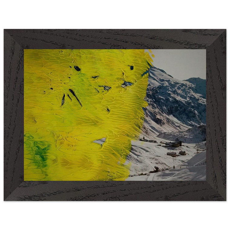 Gerhard Richter  17 3 92 Premium Wooden Framed Art Print / Poster