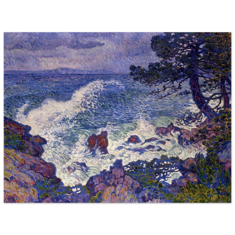 Theo van Rysselberghe  EAST WIND 1904 Wood Print