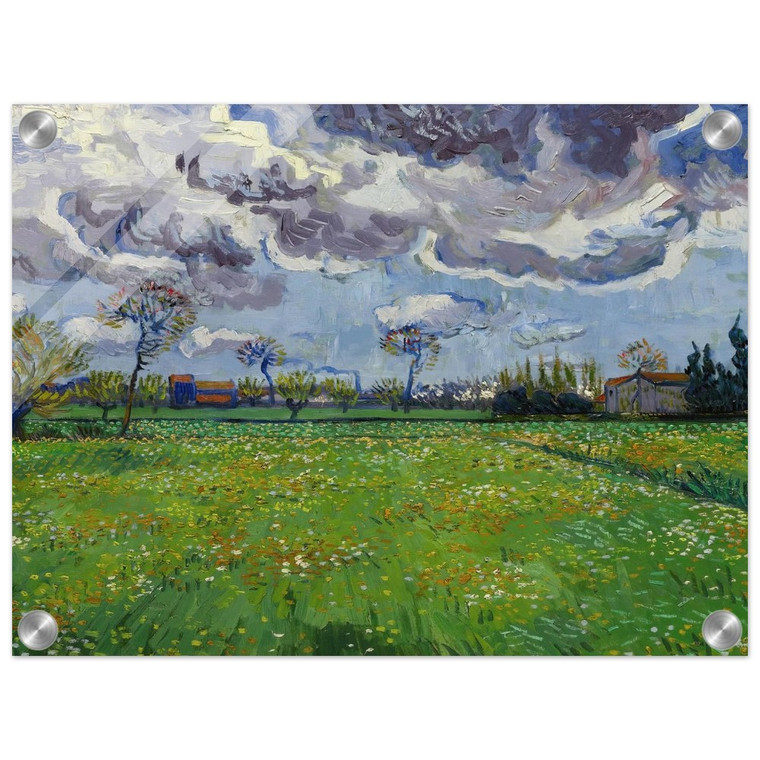 Vincent van Gogh  Landscape under a Stormy Sky Acrylic Print