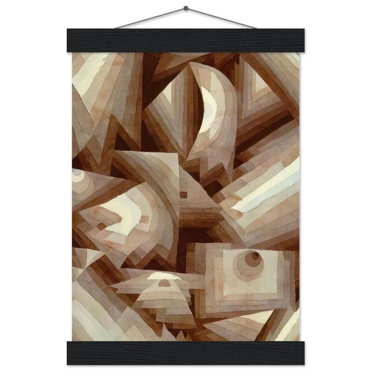 Paul Klee  CRYSTAL 1921 Museum-Quality Matte Paper Poster with Hanger