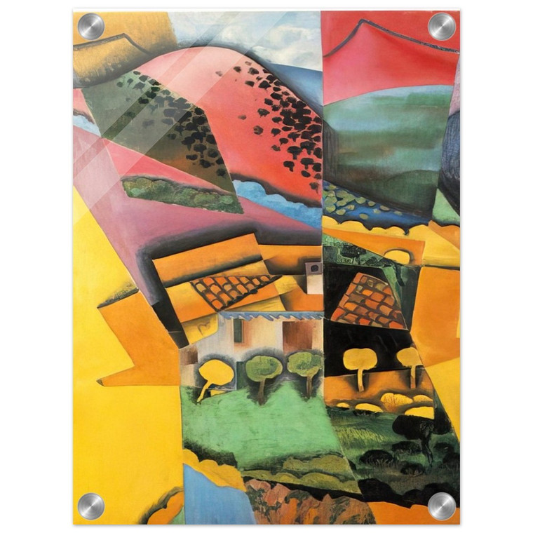 Juan Gris  LANDSCAPE AT CERET 1913 Acrylic Print