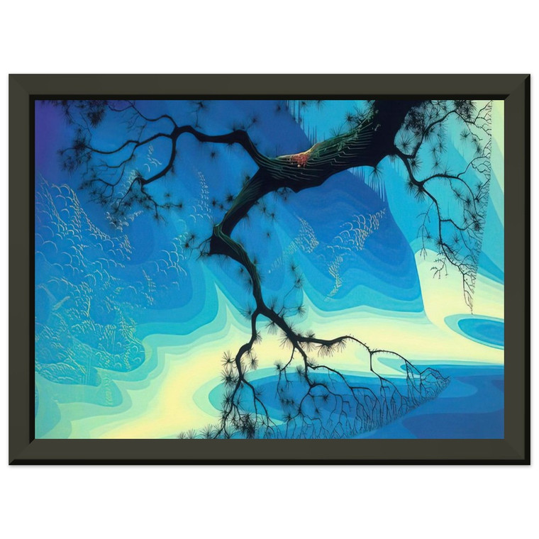 Eyvind Earle  Ocean Mist Premium Metal Framed Art Print / Poster