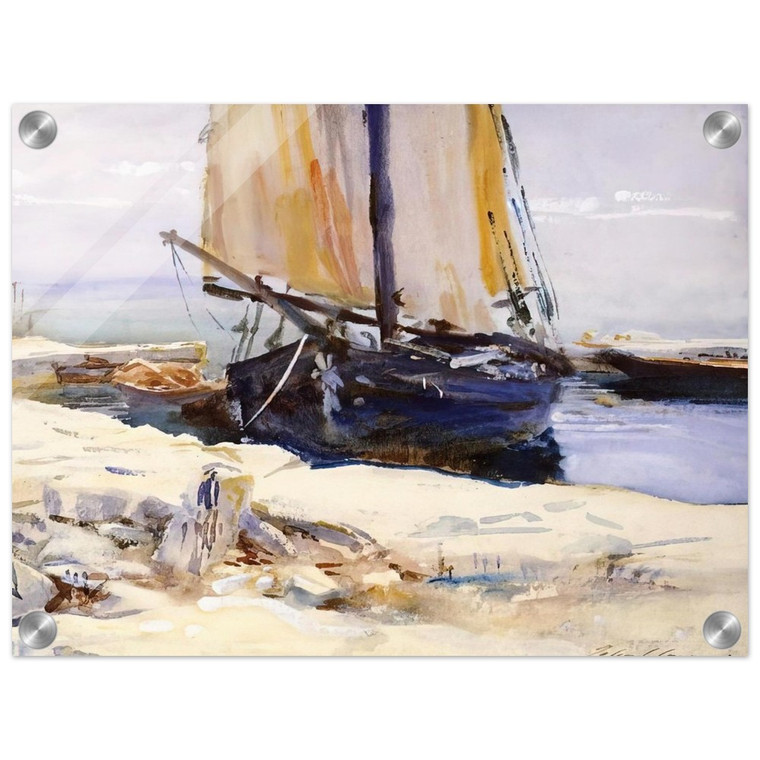 John Singer Sargent  Above Lake Garda at San Vigilio Acrylic Print