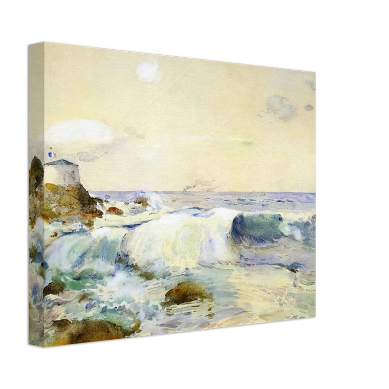 Childe Hassam  On the Brittany Coast Canvas