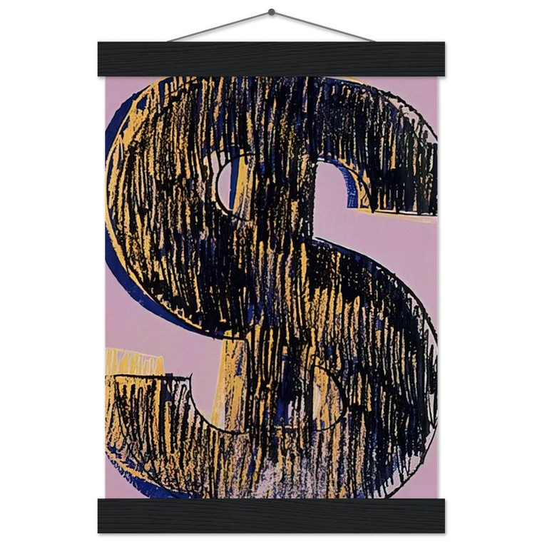 Andy Warhol  Dollar Sign Museum-Quality Matte Paper Poster with Hanger
