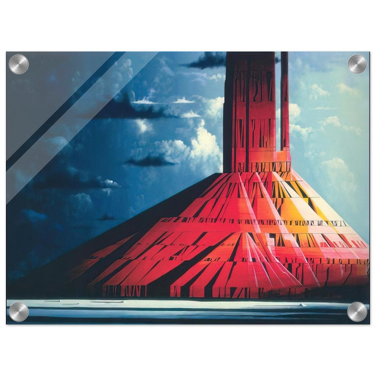 Eyvind Earle  Indian Lands Acrylic Print