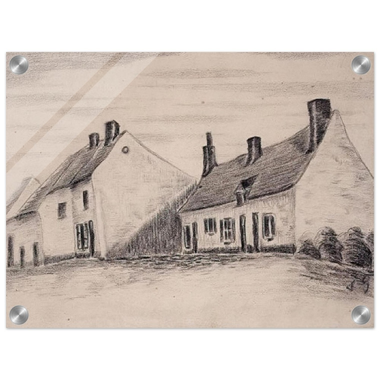 Vincent van Gogh  A Zandmennik house Acrylic Print