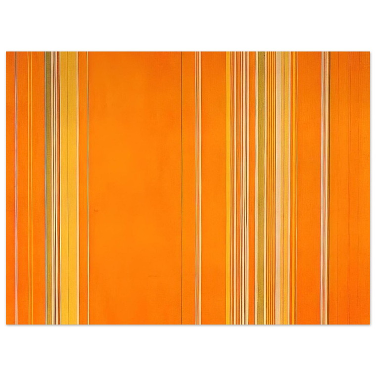 Gene Davis  Solar Diary Needle Park  1972 Aluminum Print