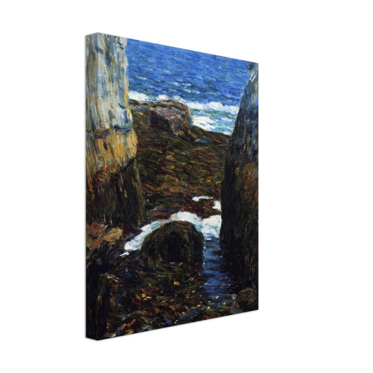 Childe Hassam  The North Gorge Appledore Isles of Shoals Canvas