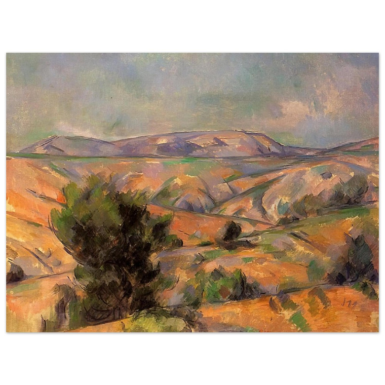Paul Cezanne  Mount SainteVictoire Seen from Gardanne Aluminum Print
