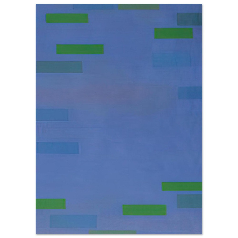 Ad Reinhardt  Abstract Painting Blue  1952 Fine Art Poster / Art Print