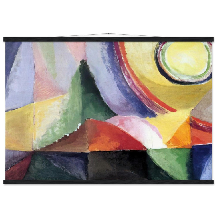 Sonia Delaunay  ELECTRIC PRISMS Museum-Quality Matte Paper Poster with Hanger