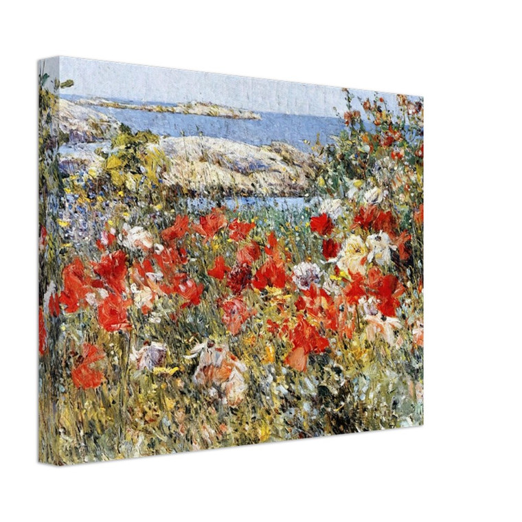 Childe Hassam  Celia Thaxters Garden Isles of Shoals Maine Canvas