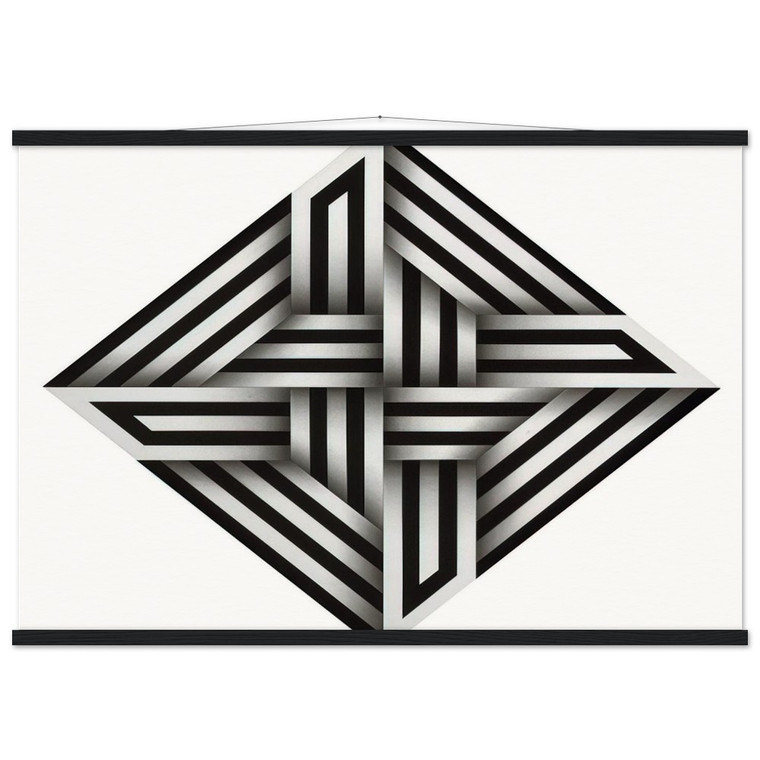 Omar Rayo  Kumo XV  1973 Museum-Quality Matte Paper Poster with Hanger