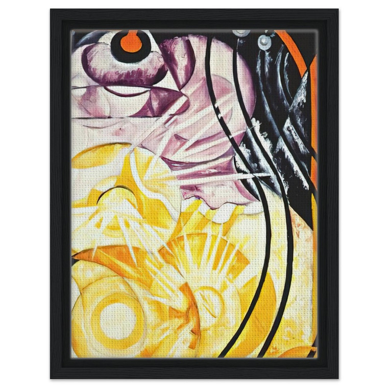 Natalia Goncharova  Electric lamp  1913 Framed Canvas