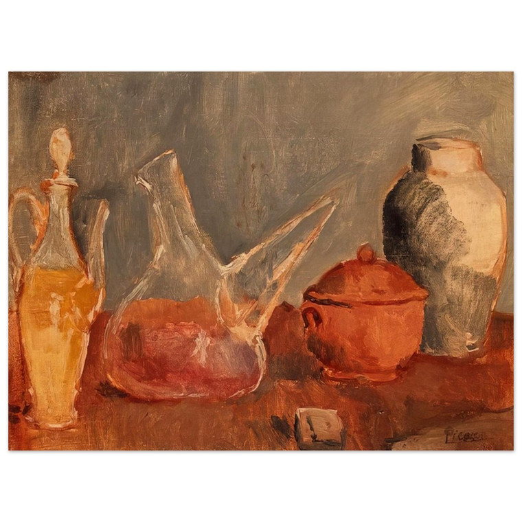 Pablo Picasso  Still life with vases Wood Print