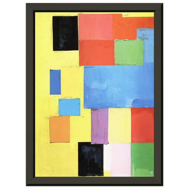 Hans Hofmann  Pastorale Premium Metal Framed Art Print / Poster