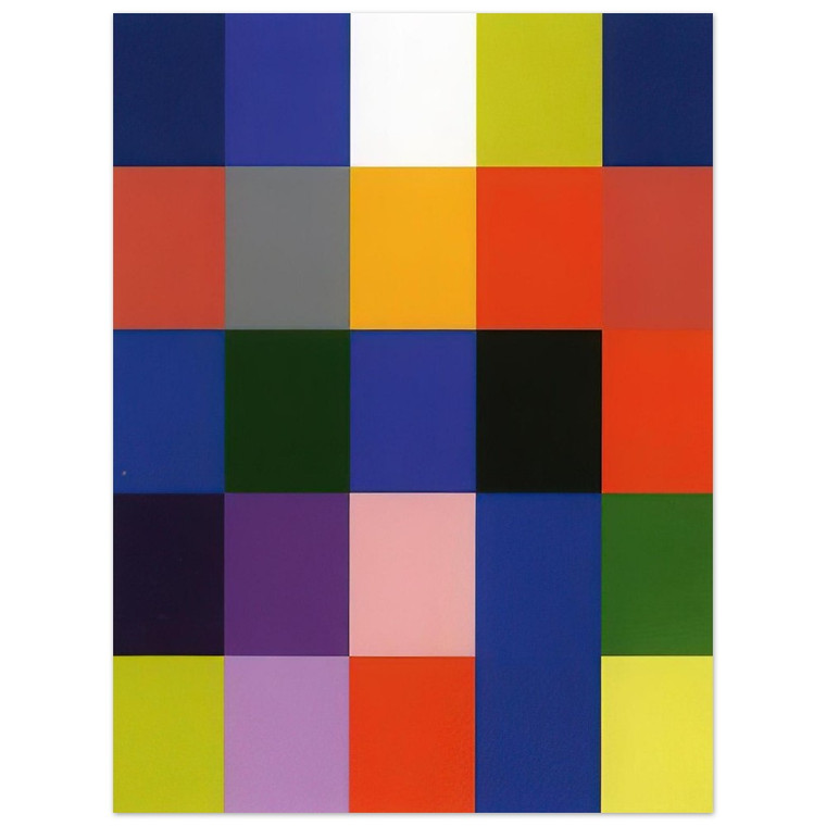 Gerhard Richter  25 COLOURS 2007 Aluminum Print