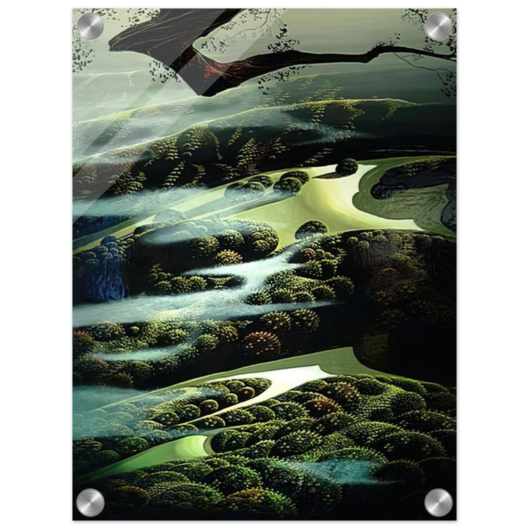 Eyvind Earle  Carmel Valley Memory Acrylic Print