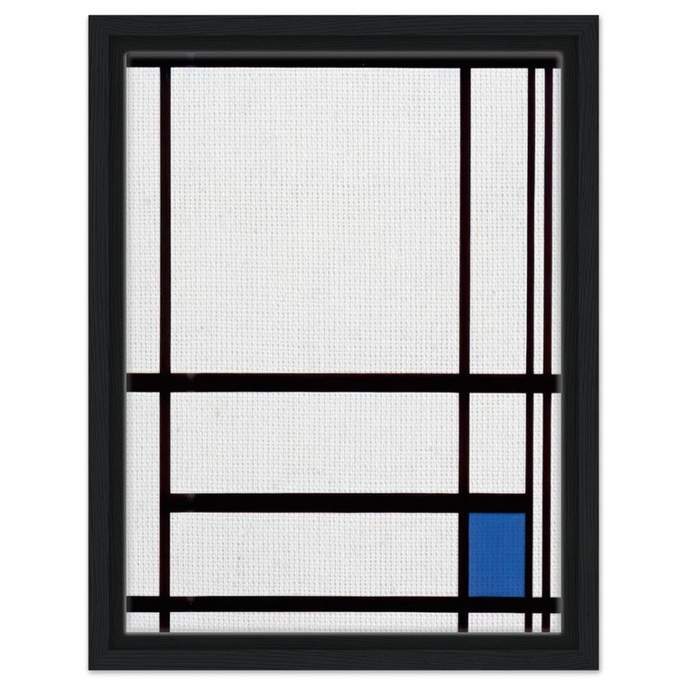 Piet Mondrian  Composition with Blue Framed Canvas
