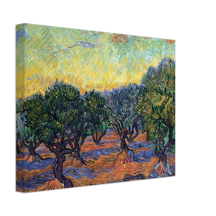 Vincent van Gogh  Olive Grove  Orange Sky Canvas