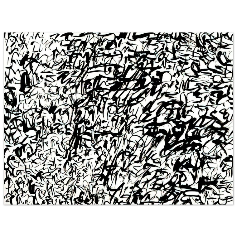 Keith Haring  UNTITLED 1978 2 N2 Aluminum Print