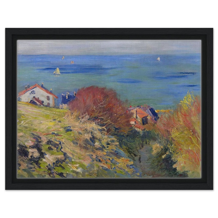 claude monet  Pourville Framed Canvas