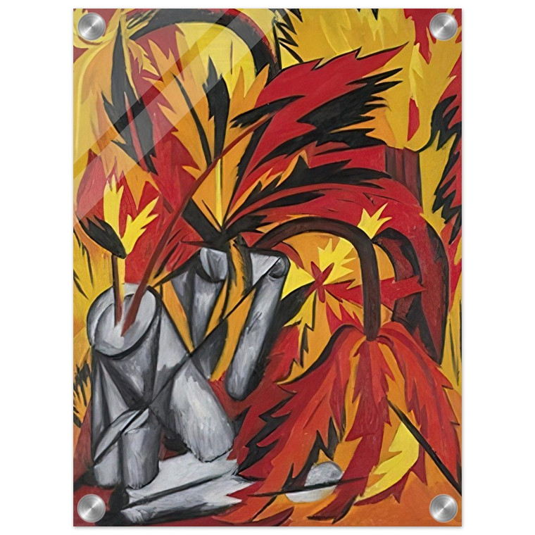 Natalia Goncharova  Flowers  1912 Acrylic Print