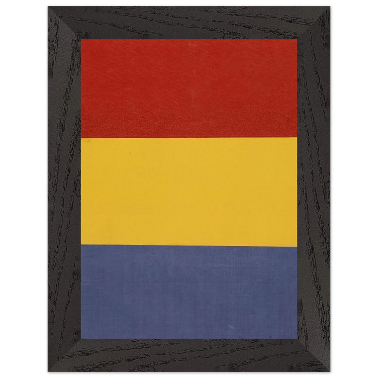 Ellsworth Kelly  Red Yellow Blue Premium Wooden Framed Art Print / Poster