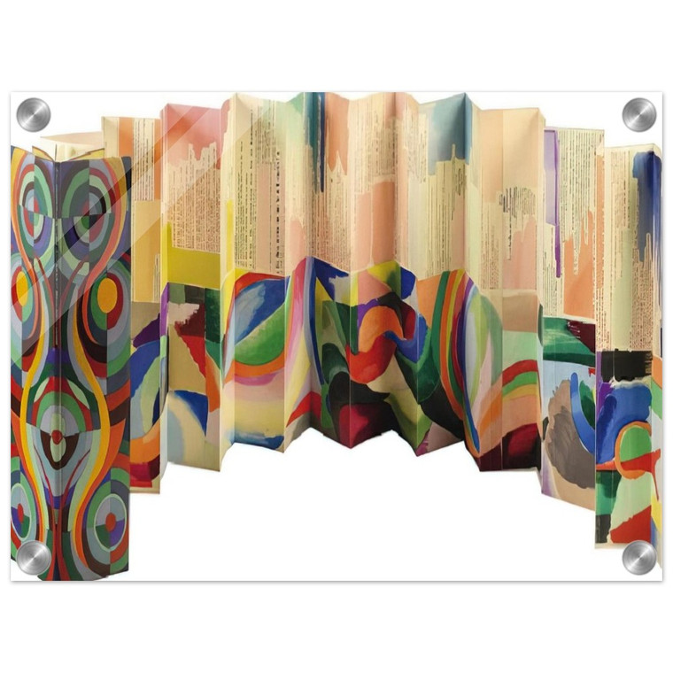 Sonia Delaunay PROSE TRANS SIBERIAN LITTLE JEHANNE FRANCE 1913 Acrylic Print