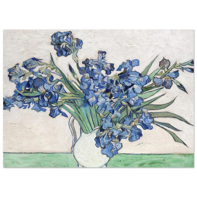 Vincent van Gogh  Vase with Irises Fine Art Poster / Art Print