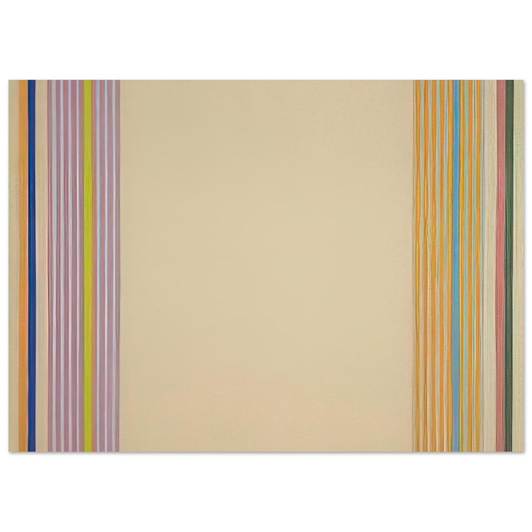 Gene Davis  End Stripes  1960 Fine Art Poster / Art Print