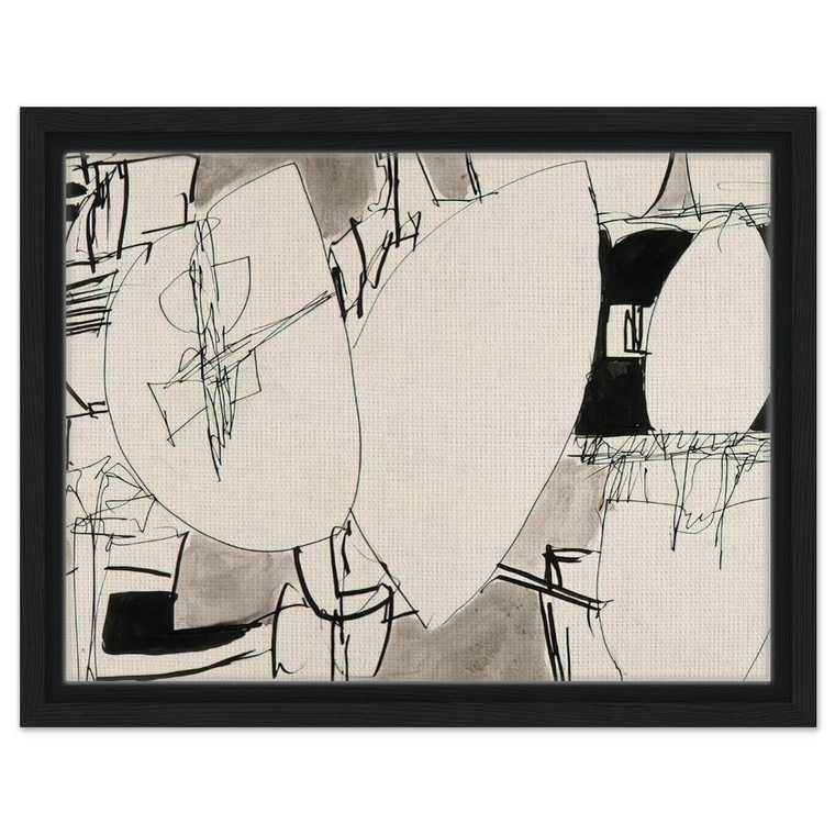 Gene Davis  Inner Space  1952 Framed Canvas