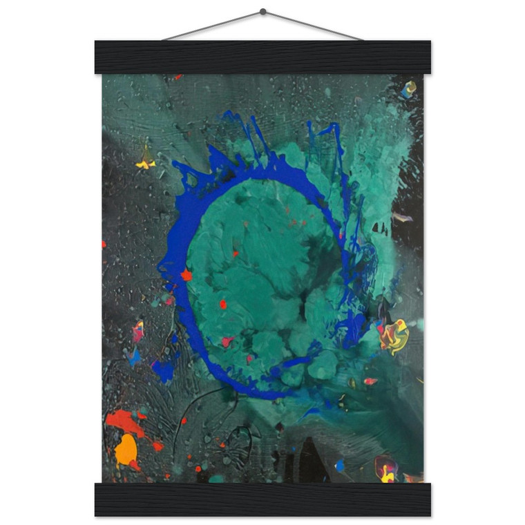 John Hoyland Jade Buddha Matte Paper Poster with Hanger